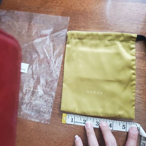 Gucci Lemon Green Dust Bag with inside pocket - Picture 2 of 3